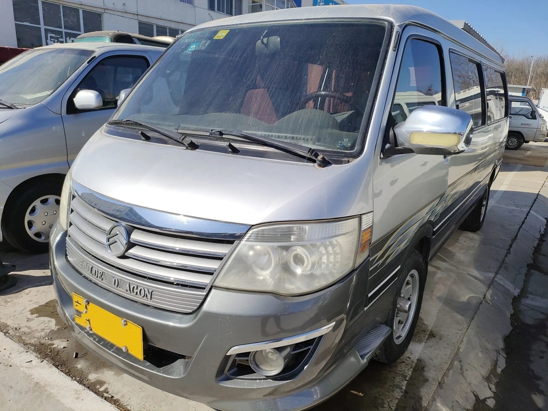Used 14 Passenger Bus Air Conditioner Sliding Window 14 Seats Diesel Engine Golden Dragon Hiace XML6532
