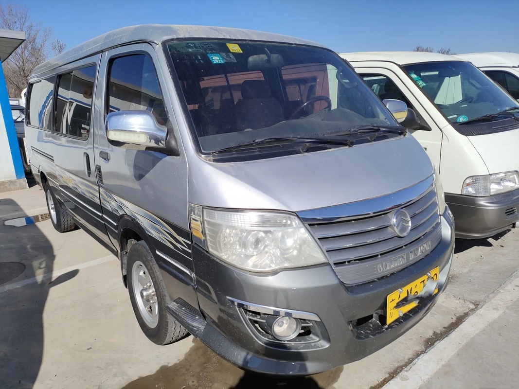 Used 14 Passenger Bus Air Conditioner Sliding Window 14 Seats Diesel Engine Golden Dragon Hiace XML6532