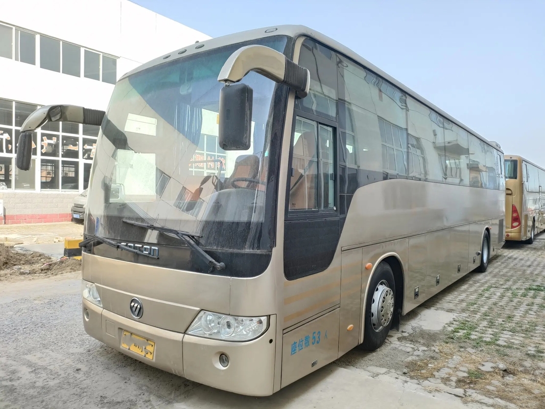 Used Commercial Bus Double Doors 53 Seats Yuchai Engine 330hp Second Hand Foton BJ6120