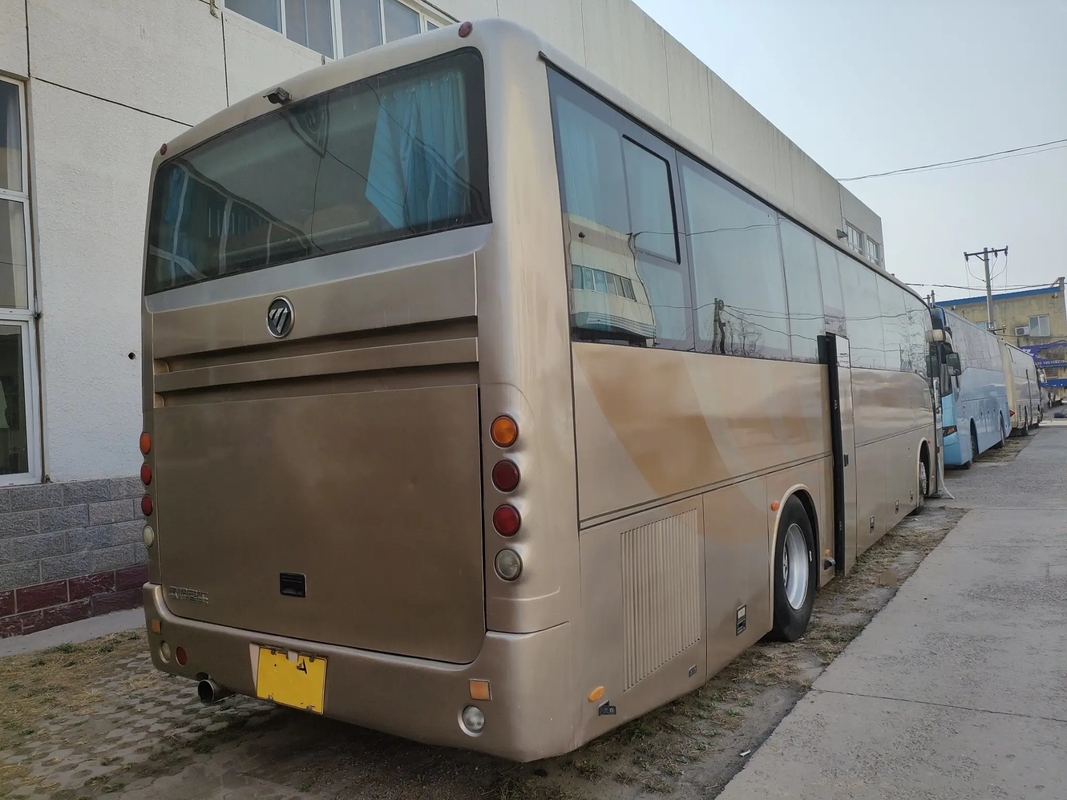 Used Commercial Bus Double Doors 53 Seats Yuchai Engine 330hp Second Hand Foton BJ6120
