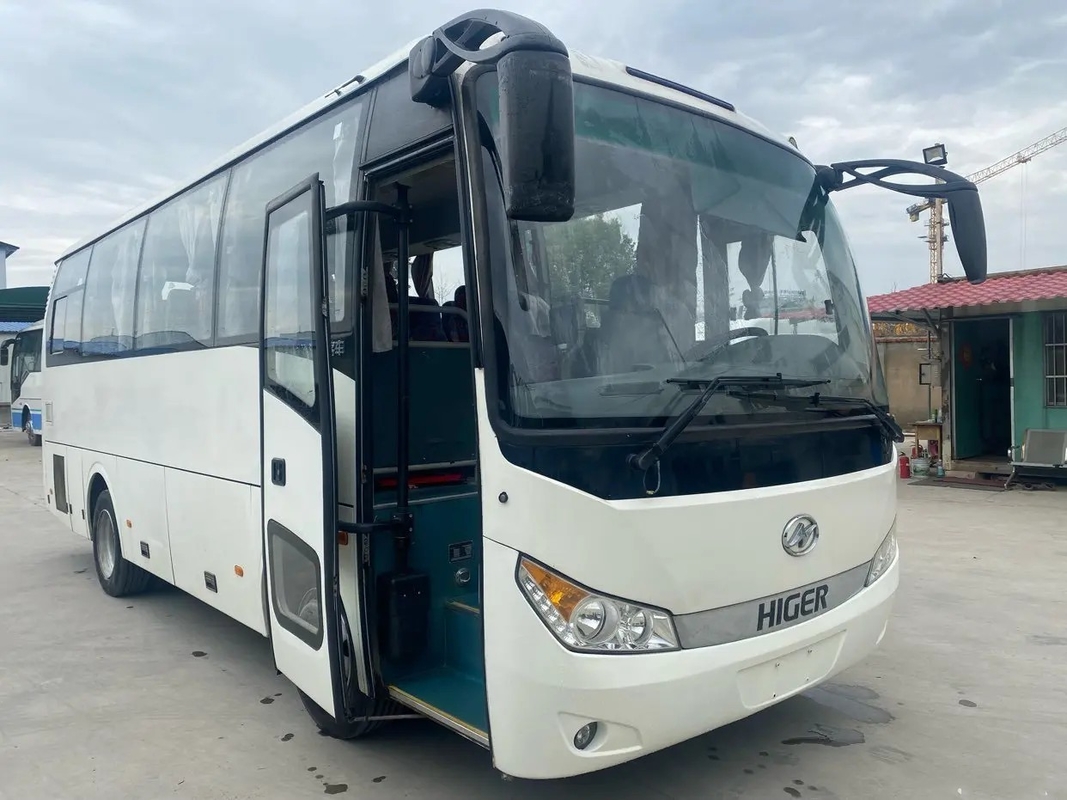 Used Passenger Bus 30 Seats Sealing Window Yuchai Engine 2+2 Seats Layout AC Used Higer KLQ6755