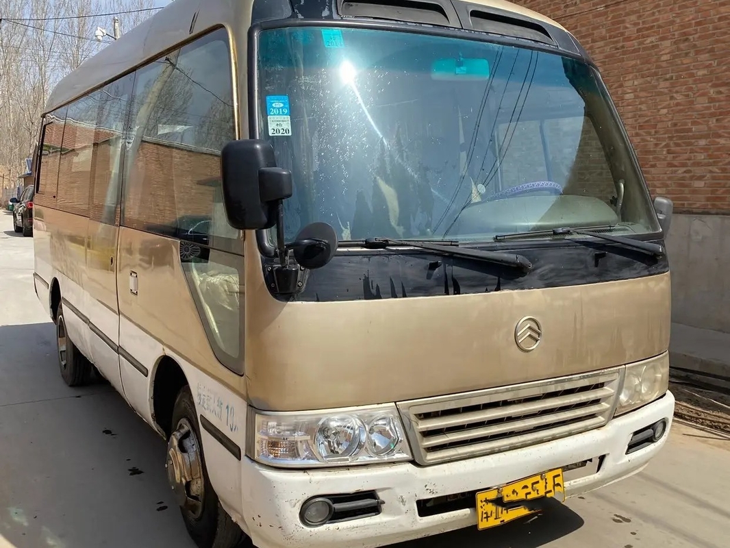 Used Mini Coach External Swinging Door 19 Seats EURO III Front Engine Used Golden Dragon XML6601