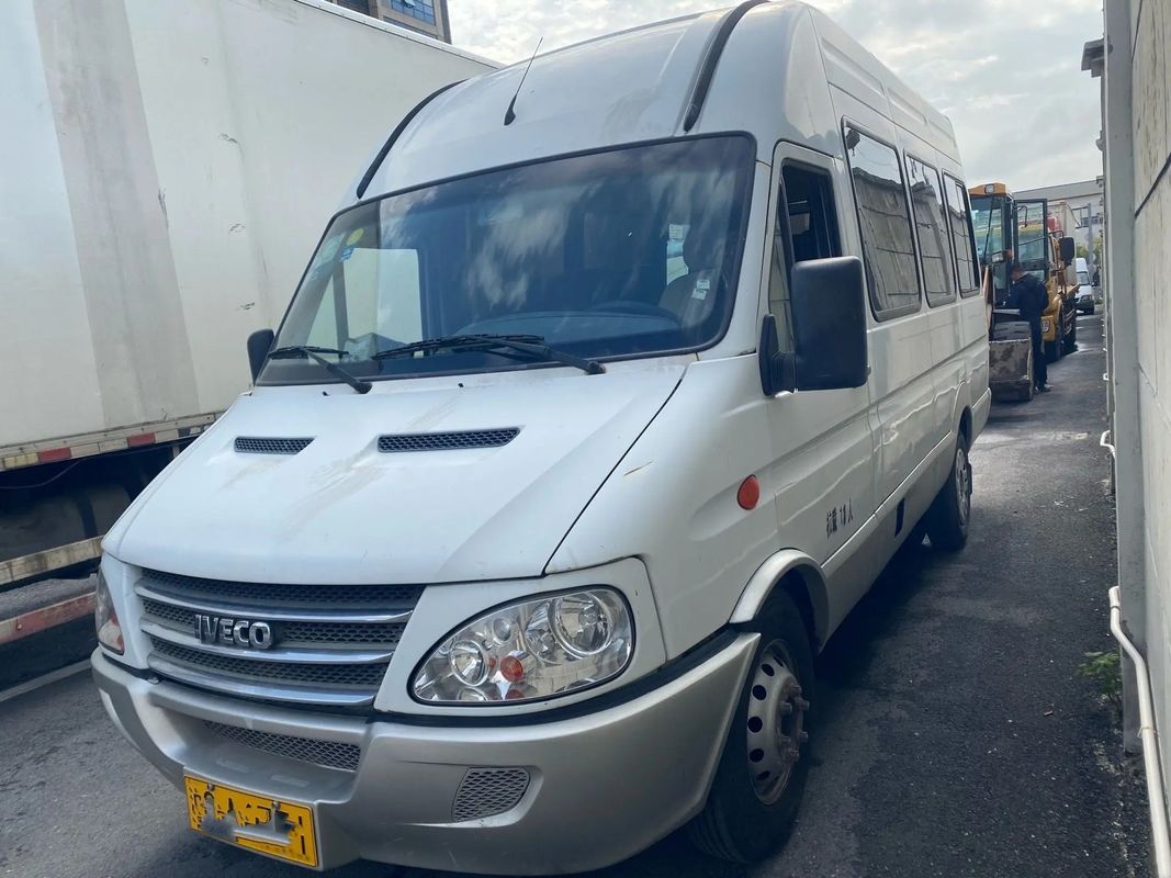Second Hand Mini Van Front Engine 11 Seats Rear Doors A/C High Roof 140hp Used Minibus NJ6604
