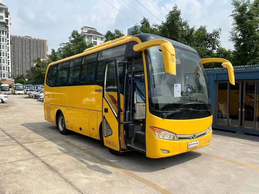 Used Passenger Bus Yuchai Engine 33 Seats Manual Transmission A/C Sliding Window 2nd Hand Kinglong Bus XMQ6759