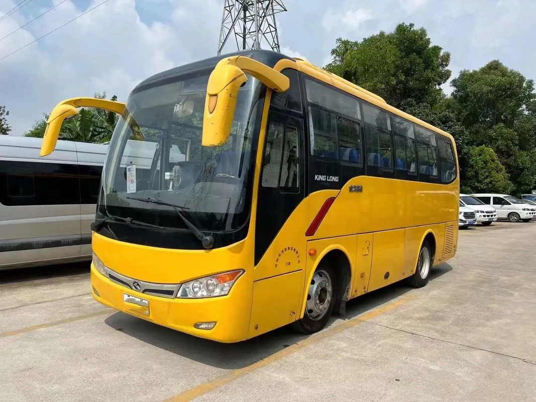 Used Passenger Bus Yuchai Engine 33 Seats Manual Transmission A/C Sliding Window 2nd Hand Kinglong Bus XMQ6759