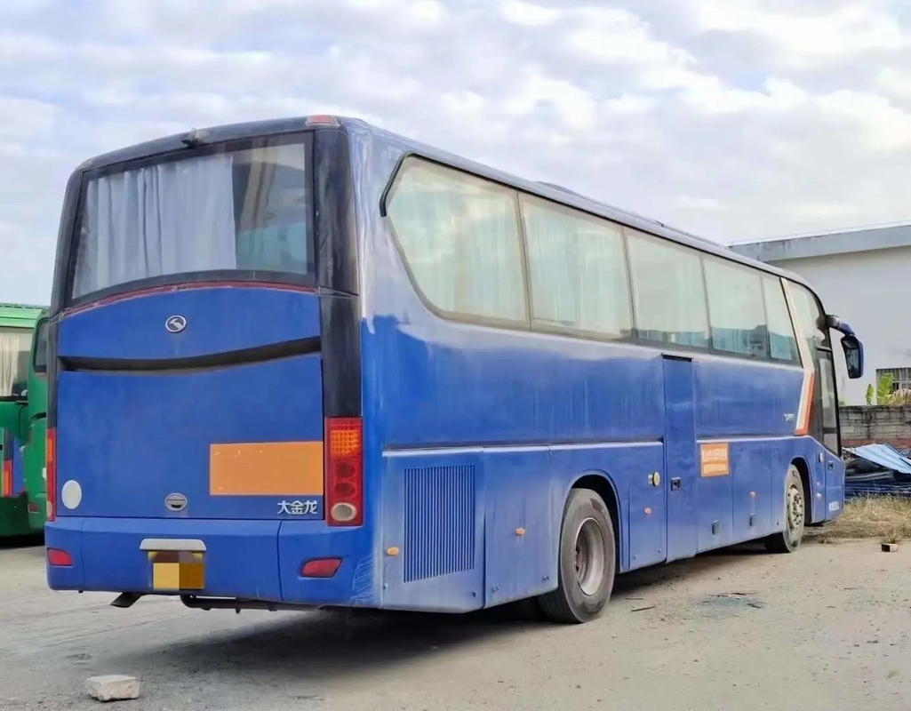 Used Bus And Coach Middle Door 12 Meters Sealing Window 53 Seats Second Hand Kinglong Bus XMQ6129