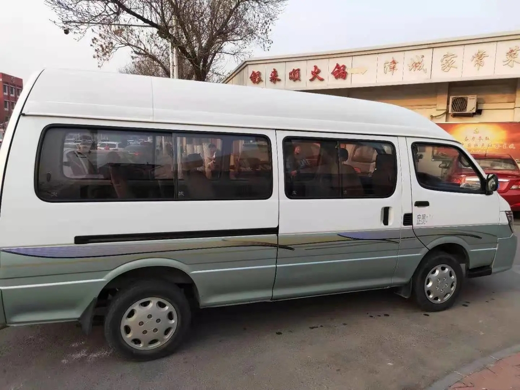Used Mini Coach High Roof 14 Seats JINBEI Big Hiace Sliding Window Air Conditioner 2nd Hand Minibus SY6548