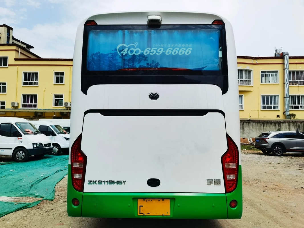 Used Bus And Coach Middle Passenger Door 50 Seats Wechai Engine USB Charger A/C 2nd Hand Youngtong Bus ZK6119