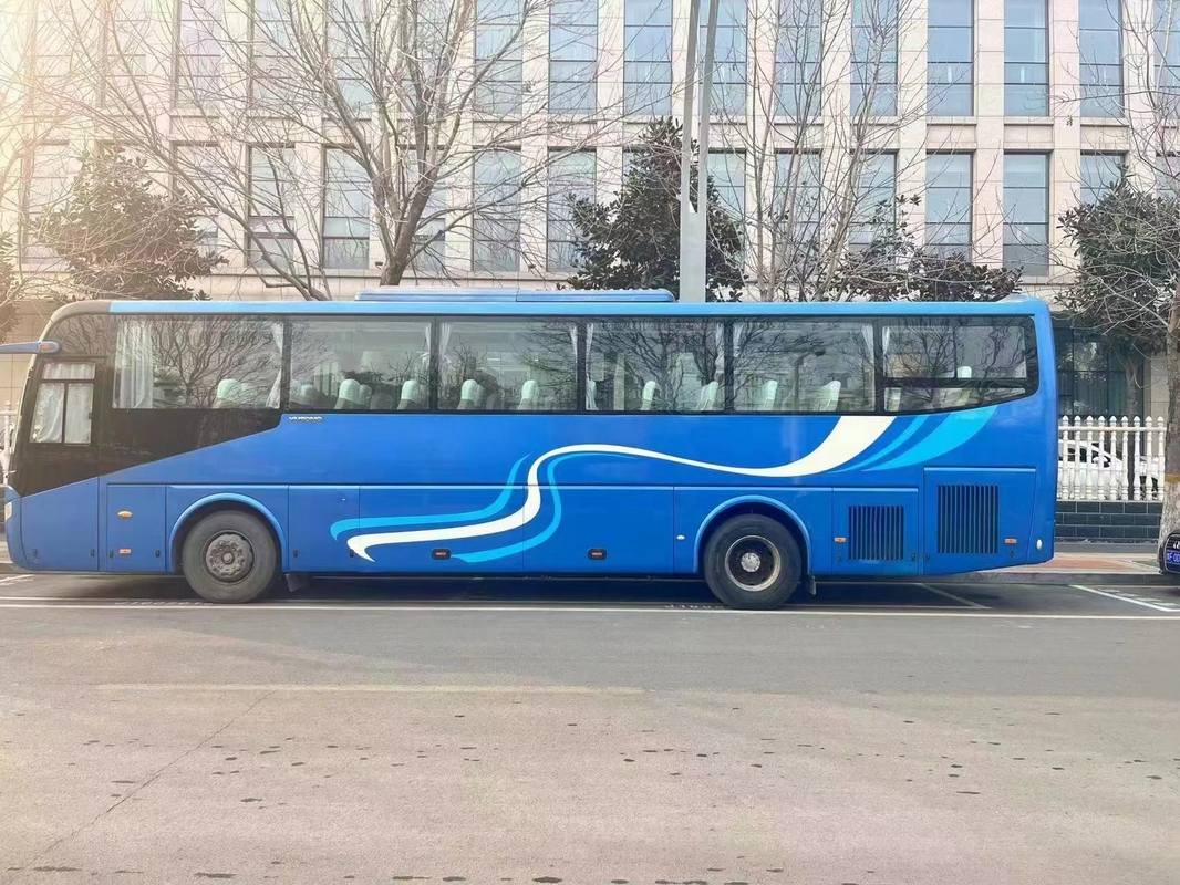 Second Hand Tour Bus Weichai Engine 55 Seats Double Doors Sealing Window 11.5 Meters Used Young Tong ZK6127