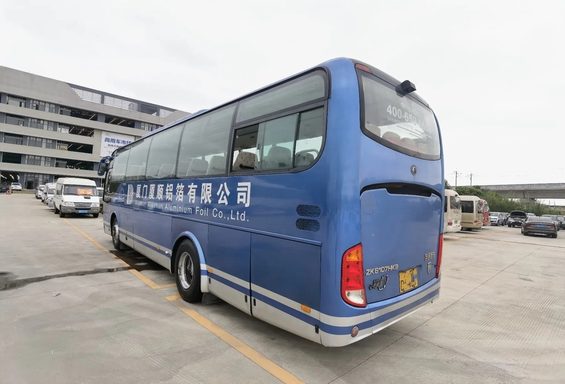 Used Shuttle Bus 45 Seats Big Luggage Compartment 10.5 Meters Yuchai Engine Middle Door 2nd Hand Yutong Bus ZK6107