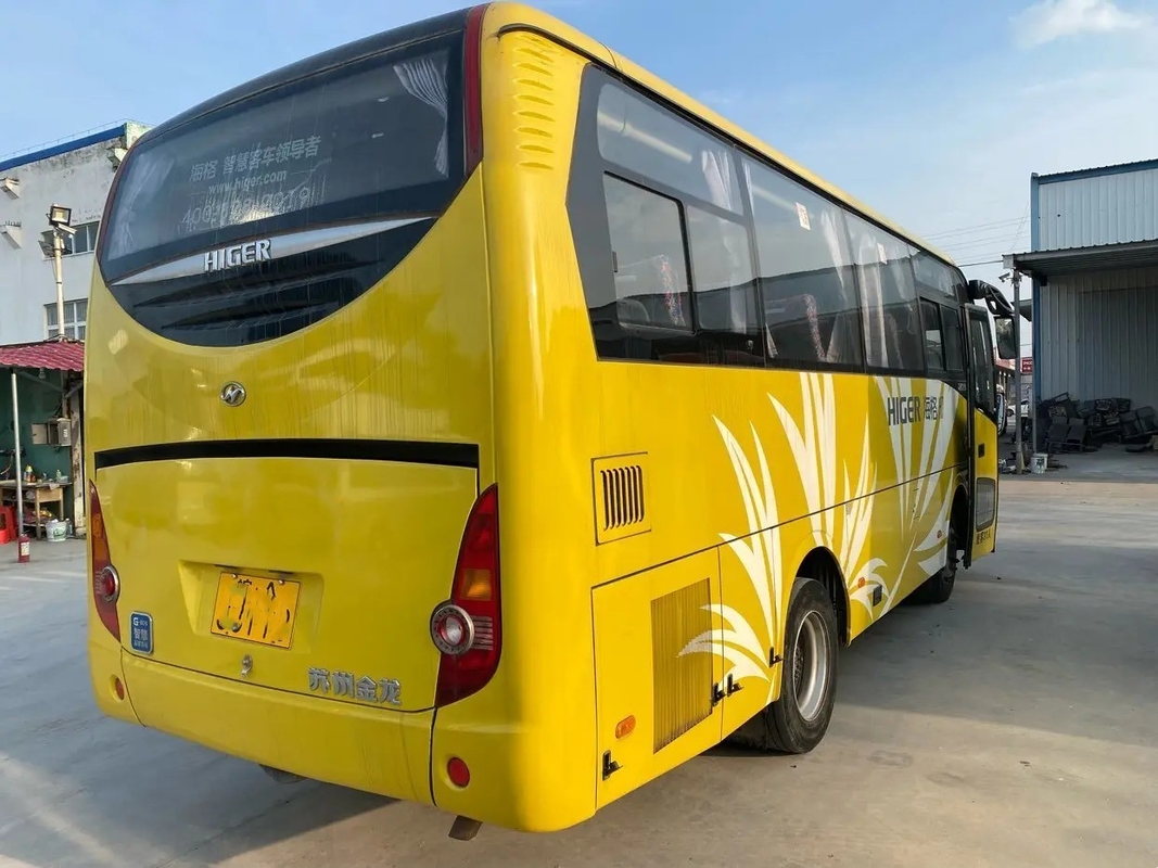 Used City Bus Yuchai Engine 4 Cylinders 31 Seats Sliding Window External Swinging Door Used KLQ6755