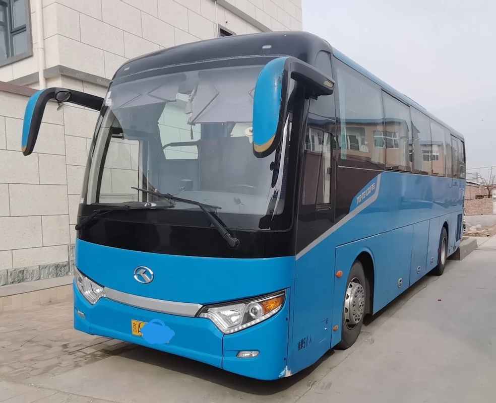 Old Coach Bus 51 Seats Yuchai Engine Leaf Spring 11 Meters Sealing Window Used Kinglong XMQ6112
