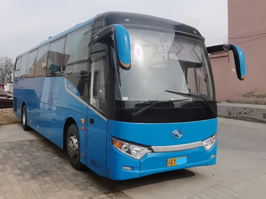Old Coach Bus 51 Seats Yuchai Engine Leaf Spring 11 Meters Sealing Window Used Kinglong XMQ6112