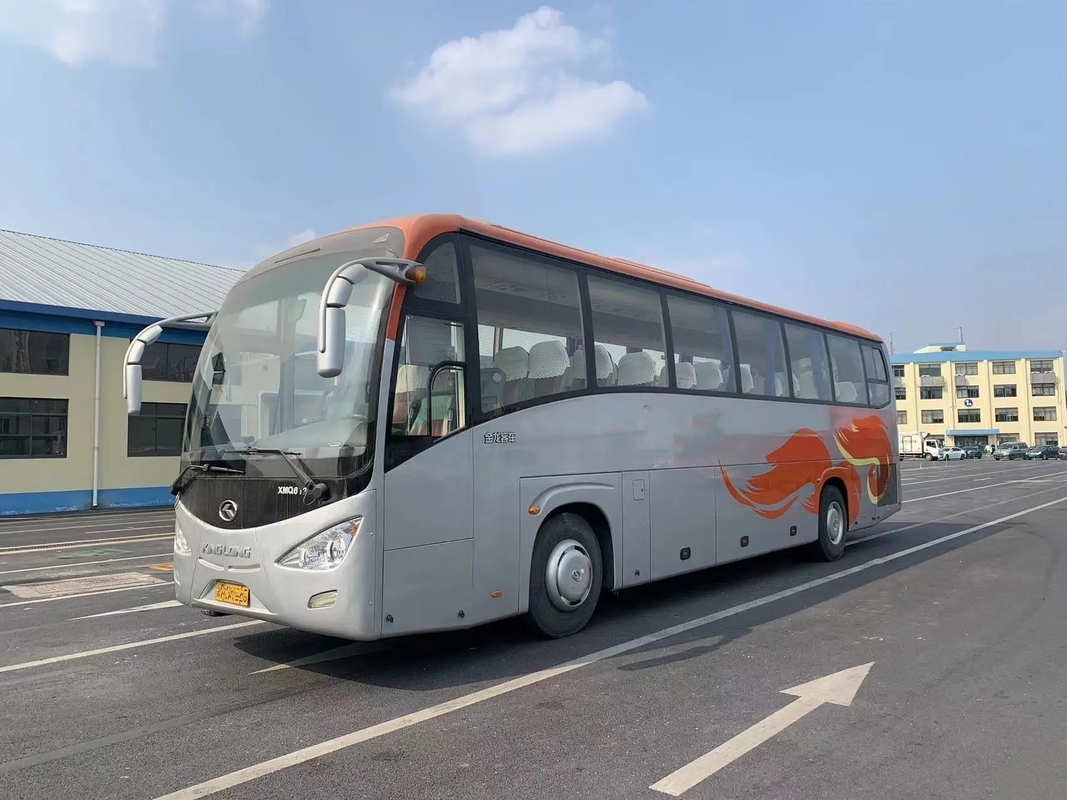Coach Second Hand EURO III 55 Seats Sealing Window Six Cylinders Yuchai Engine Used Kinglong Bus XMQ6126