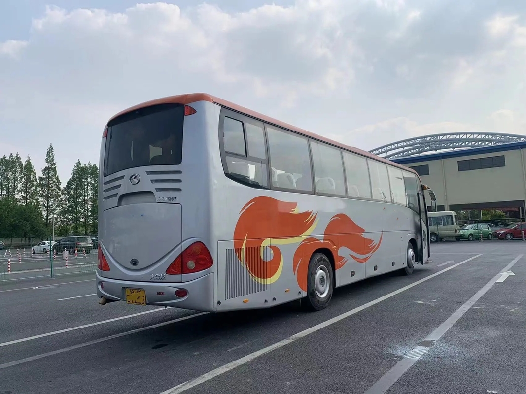 Coach Second Hand EURO III 55 Seats Sealing Window Six Cylinders Yuchai Engine Used Kinglong Bus XMQ6126