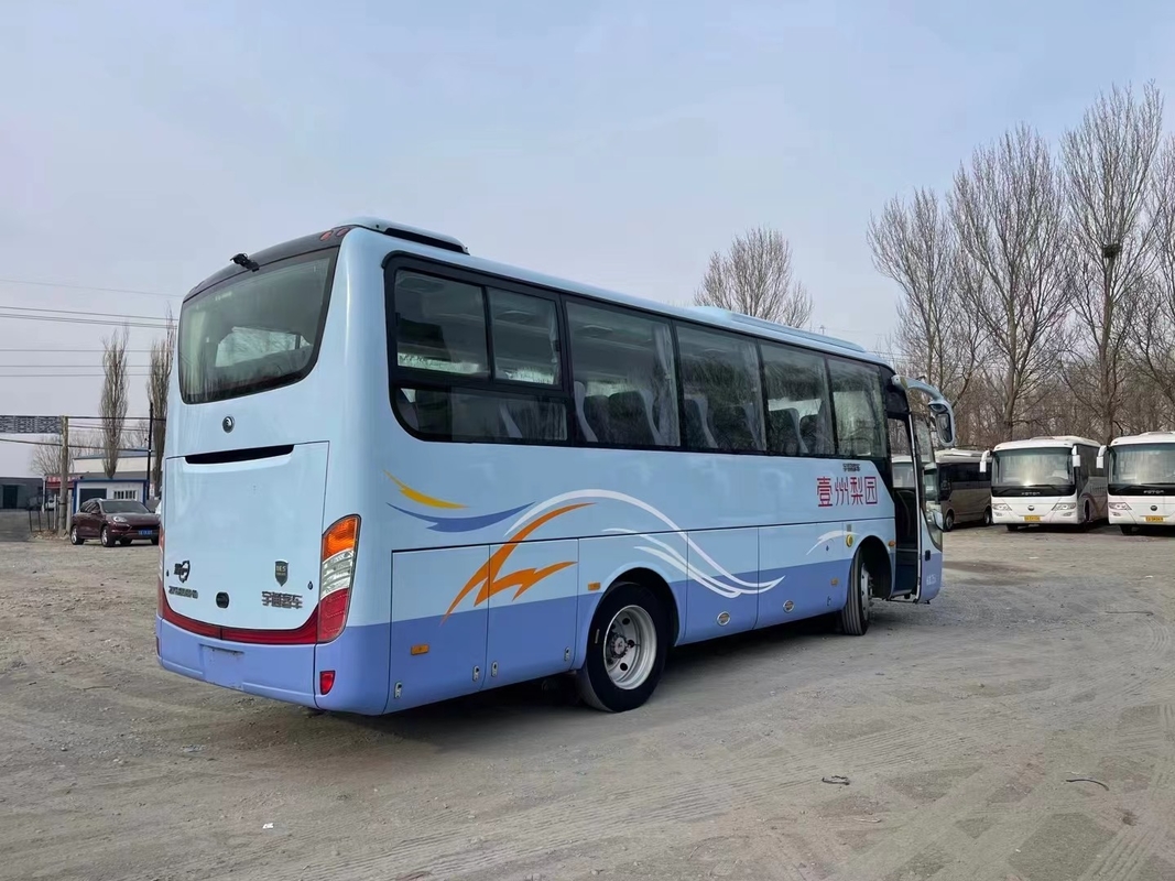 Used Transit Bus Left Hand Drive 35 Seats 2nd Hand Young Tong Bus ZK6808 Single Door 8 Meters