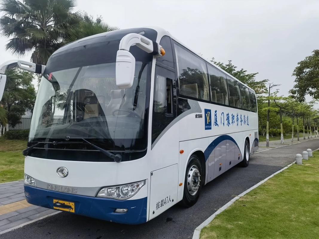 2nd Hand Bus 2016 Year Double Doors 47 Seats Yuchai Engine 6 Cylinders LHD/RHD Used Kinglong XMQ6117