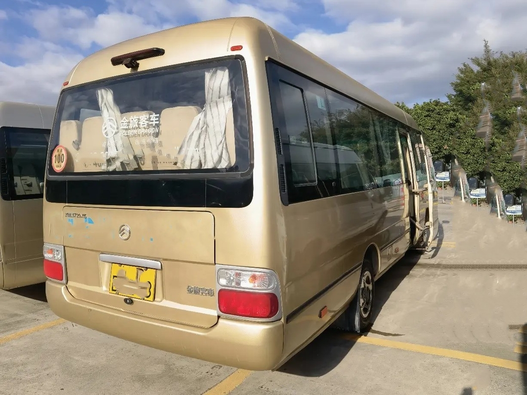 Used Small Bus 28 Seats Front Engine 7 Meters Air Conditoner 5250kg Curb Weight 150hp Golden Dragon XML9729