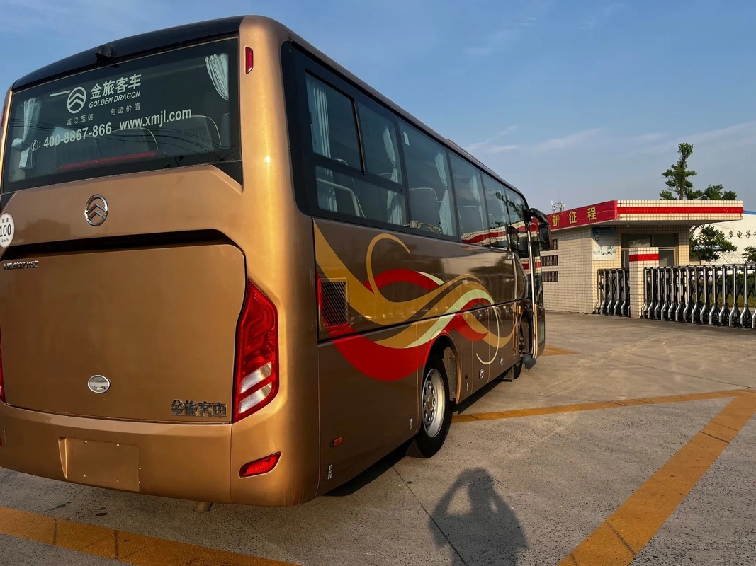 Used City Bus Manual Transmission 8 Meters 34 Seats Sealing Window Air Conditioner Golden Dragon XML6827