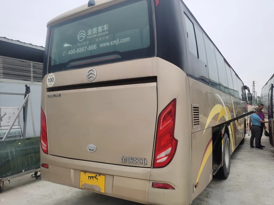 Diesel Engine Bus 50 Seats Weichai Engine 245hp Used Golden Dragon XML6112 Leaf Spring Single Door With A/C
