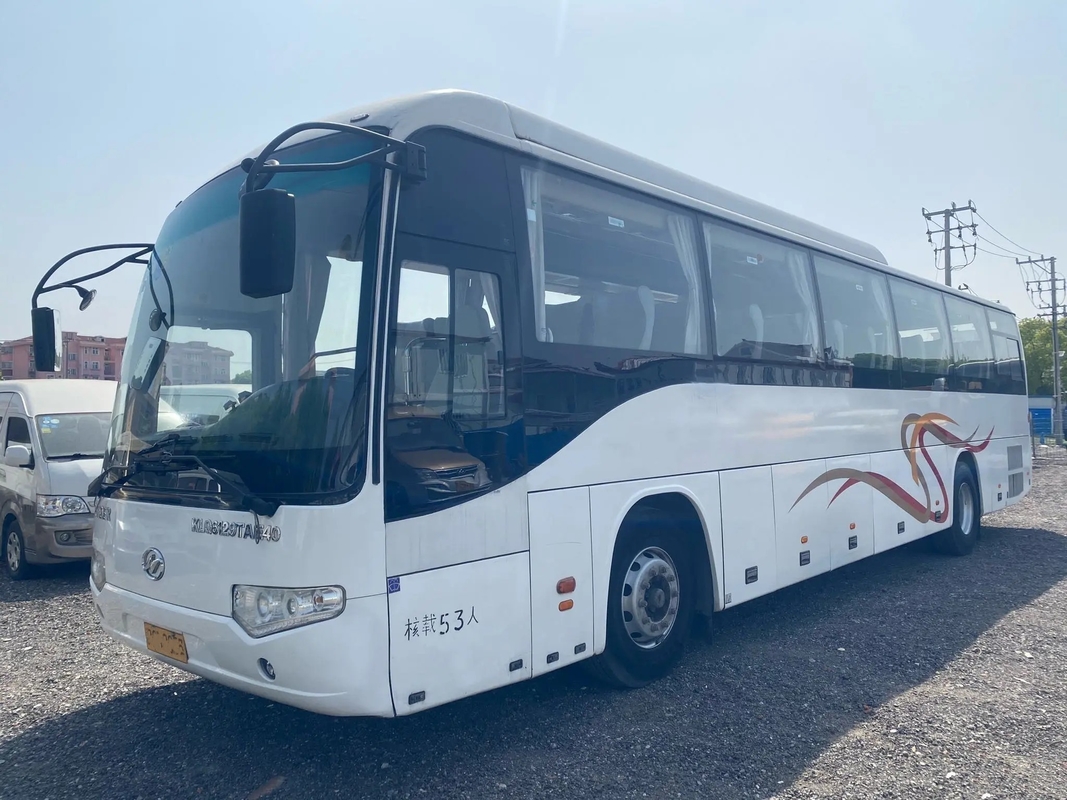 Used Bus And Coach Luggage Compartment 2 Doors 53 Seats Sealing Window With A/C Left Hand Drive Higer Bus KLQ6129