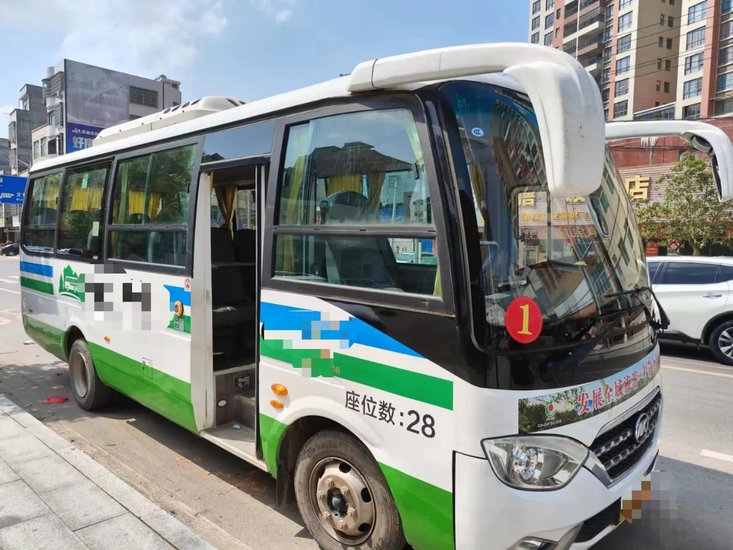 Used Ford Minibus Front Weichai Engine 28 Seats Sliding Window 2020 Year 7 Meters 2nd Hand Ankai Bus HFF6739