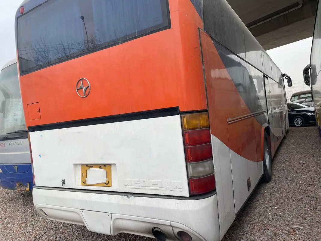Used Diesel Coaches 53 Seats White Color Single Door 6 Cylinders Engine With A/C 2nd Hand Beifang Bus BFC6120
