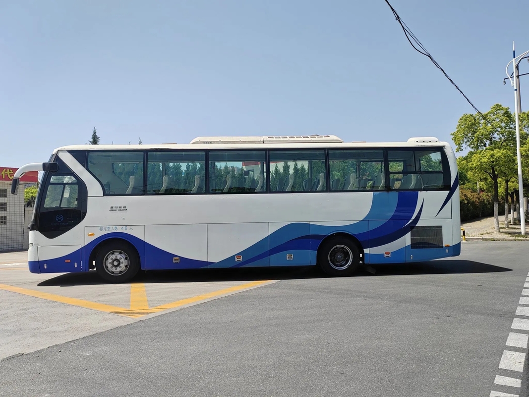 Used Travel Bus Rare Engine 46 Seats Sealing Window With A/C Luggage Compartment Golden Dragon Bus XML6103