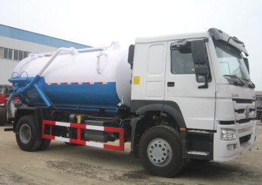 Used Waste Water Trucks 10m³ Tanker Capacity 4×2 Drive Mode 11 Tons Brand New Sewage Suction Truck