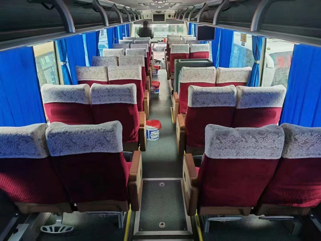 2nd Hand Bus Two Pieces Of Front Windshield 39 Seats Weichai Engine 12 Meters Long Usd Yutong Bus ZK 6122