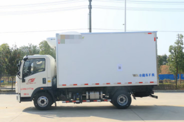 Used Cargo Trucks Loading Capacity 10m³ Refrigerated Truck 4×2 Drive Mode Left Hand Dirve HOWO Brand
