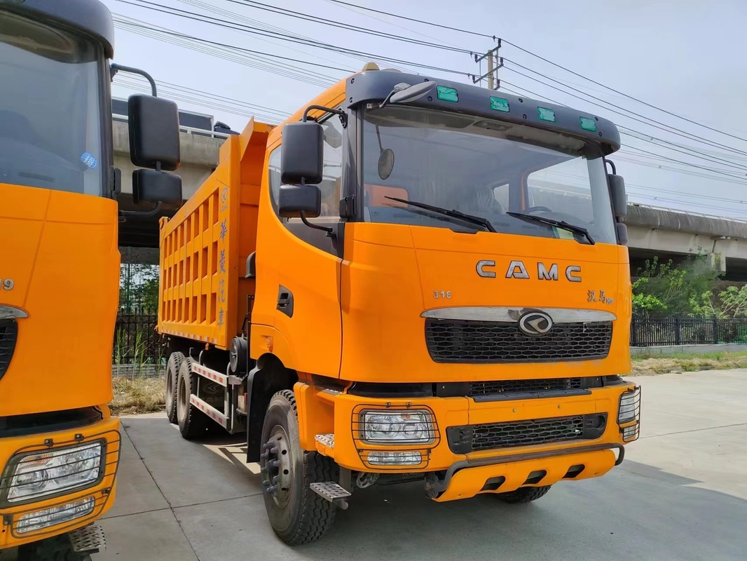 Used Commercial Dump Trucks 316hp 6×4 Drive Model 10 Tires CAMC Heavy Duty Dump Truck Flat Head