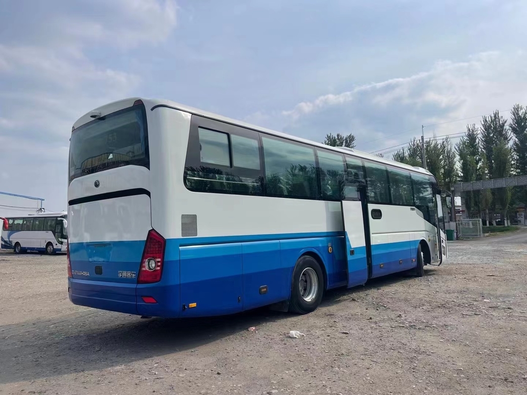 Used Travel Bus 32 Seats Weichai Engine 336hp Middle Door Luggage Rack LHD/RHD 2nd Hand Yutong Bus ZK6122