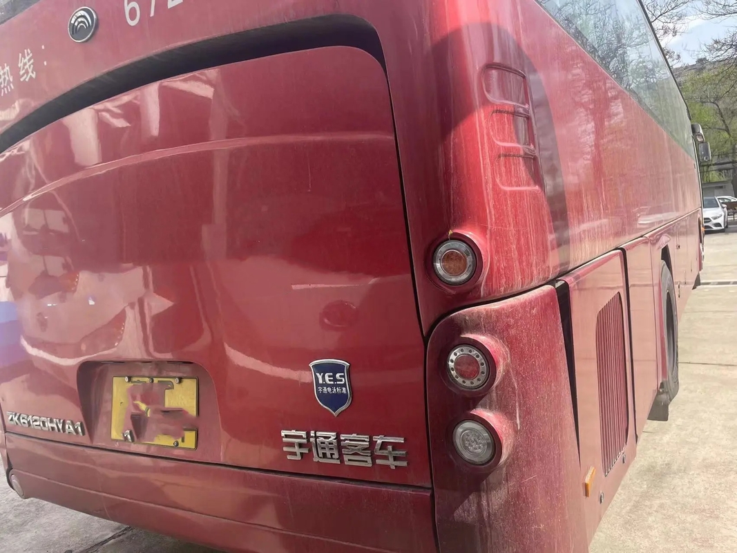 Used Bus And Coach EURO IV 55 Seats 12 Meters Long Yuchai Engine Air Conditioner Yutong Bus ZK 6120