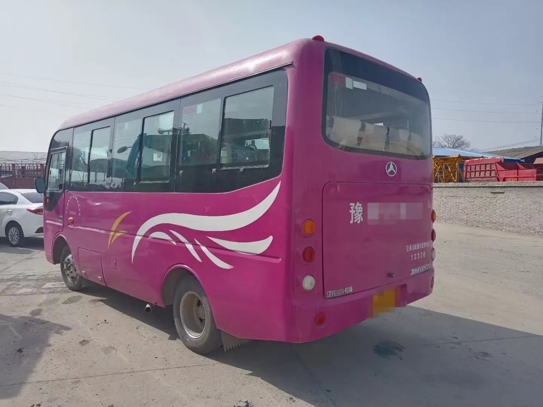 Used Shuttle Vans Front Engine 19 Seats Folding Door Sliding Windows RHD/LHD Isuzu Engine 2nd Hand JMC Bus JMV6609