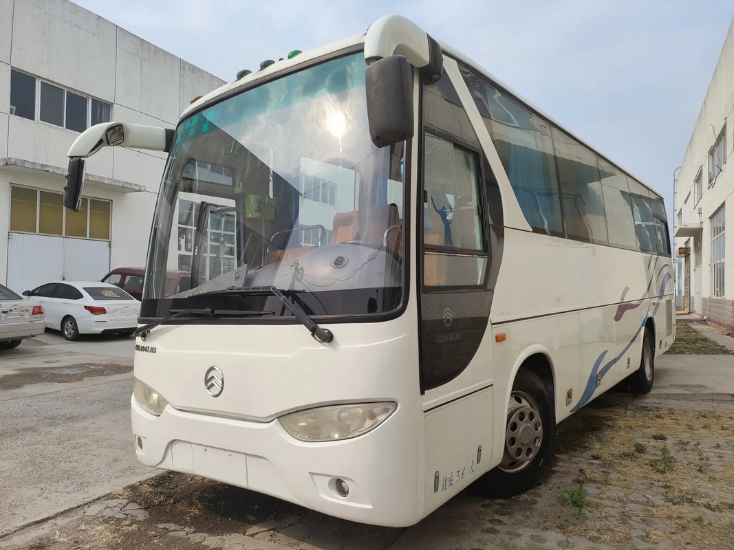 Used Diesel Coaches 36 Seats Good Floor Air Conditioner 2+2 Seats Layout LHD/RHD Golden Dragon XML9647