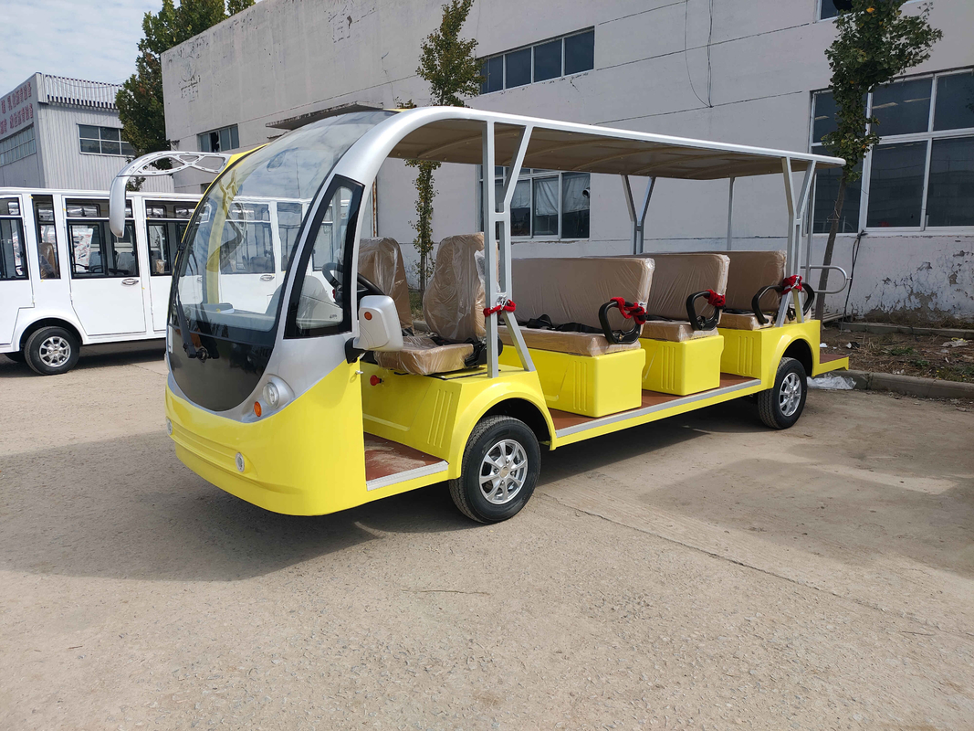 Used Transit Bus 6-16 Seats Electric Sightseeing Bus Lead-Acid Maintenance-Free Battery 80-100 Km Distance