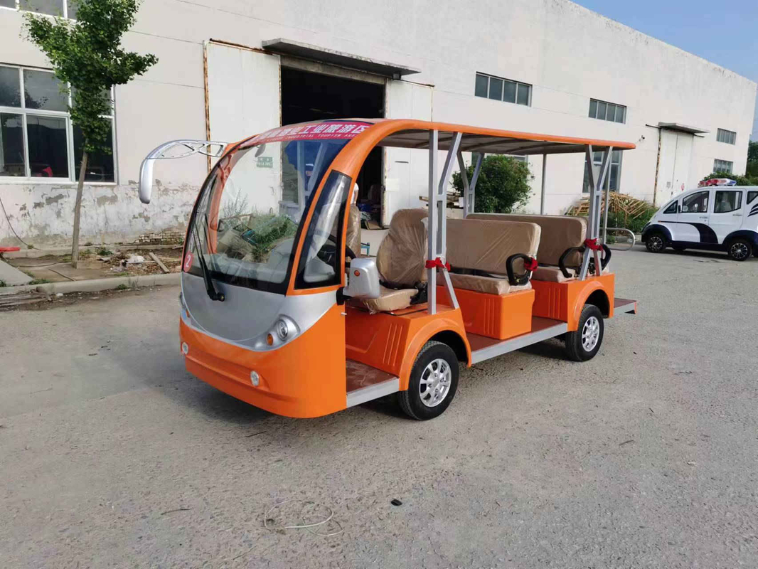 Used Transit Bus 6-16 Seats Electric Sightseeing Bus Lead-Acid Maintenance-Free Battery 80-100 Km Distance