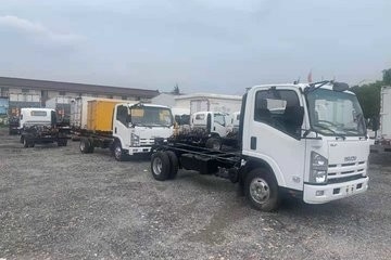 Used Light Trucks ISUZU Lorry Truck Multi Leaf Springs Load 10 Tons Left Hand Drive Light Cargo Truck