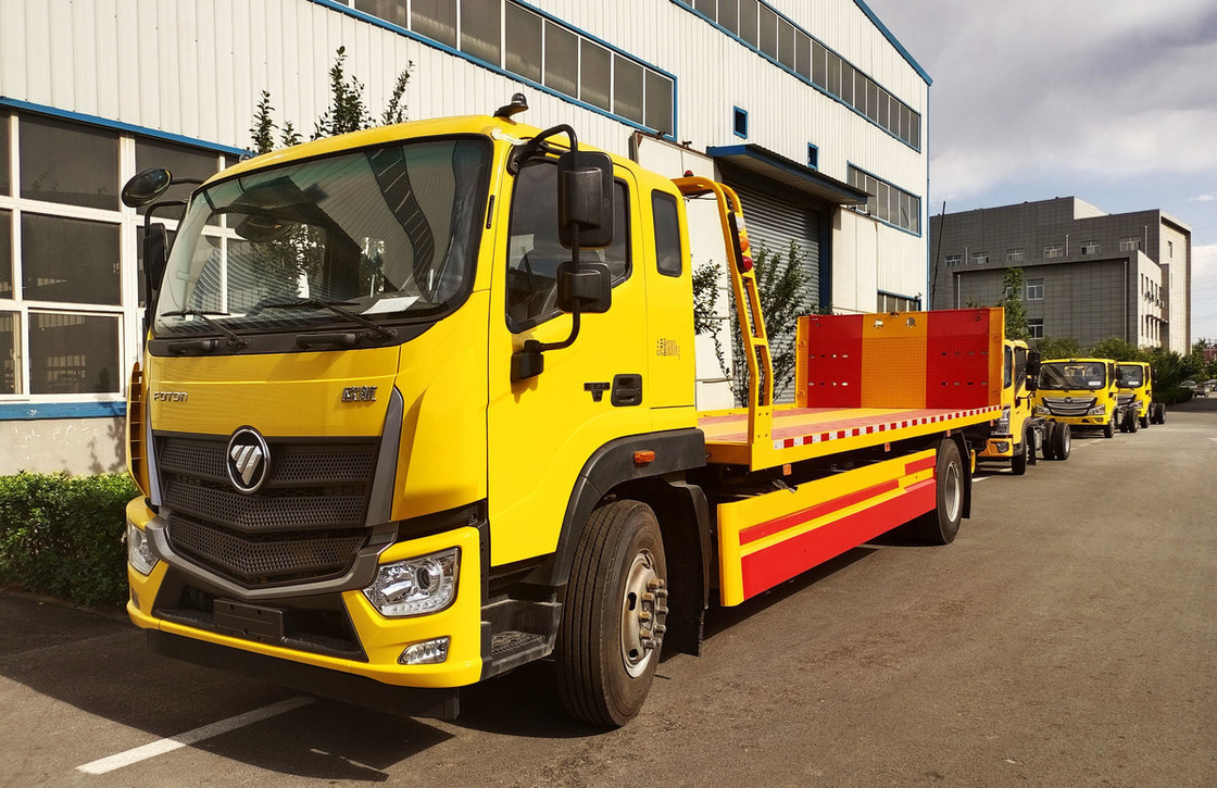 Used Work Trucks 4×2 Drive Mode 230hp Foton Wrecker Truck Flat Roof