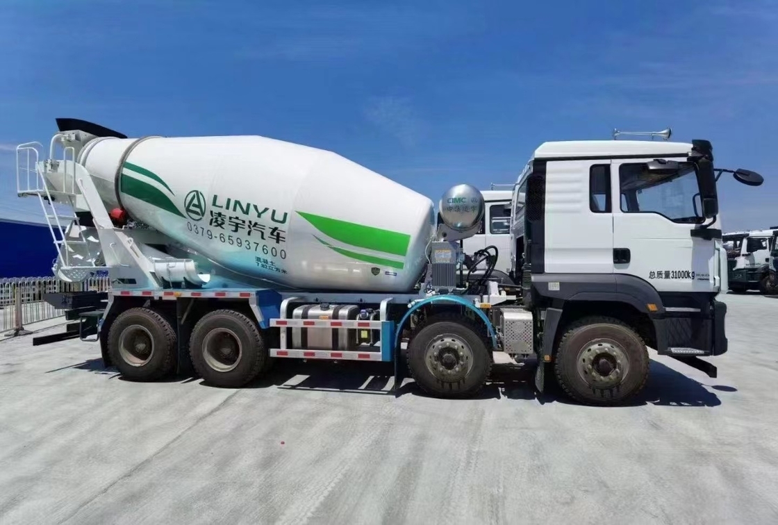 Used Heavy Duty Trucks 8*4 Drive Mode Shacman Concrete Mixer Truck 12 Cubic