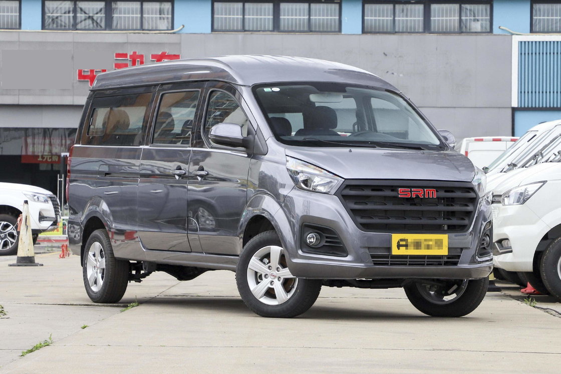 Used Mini Vans 9 Seats Chinese Brand Jinbei Hiace Gasoline Engine With A/C