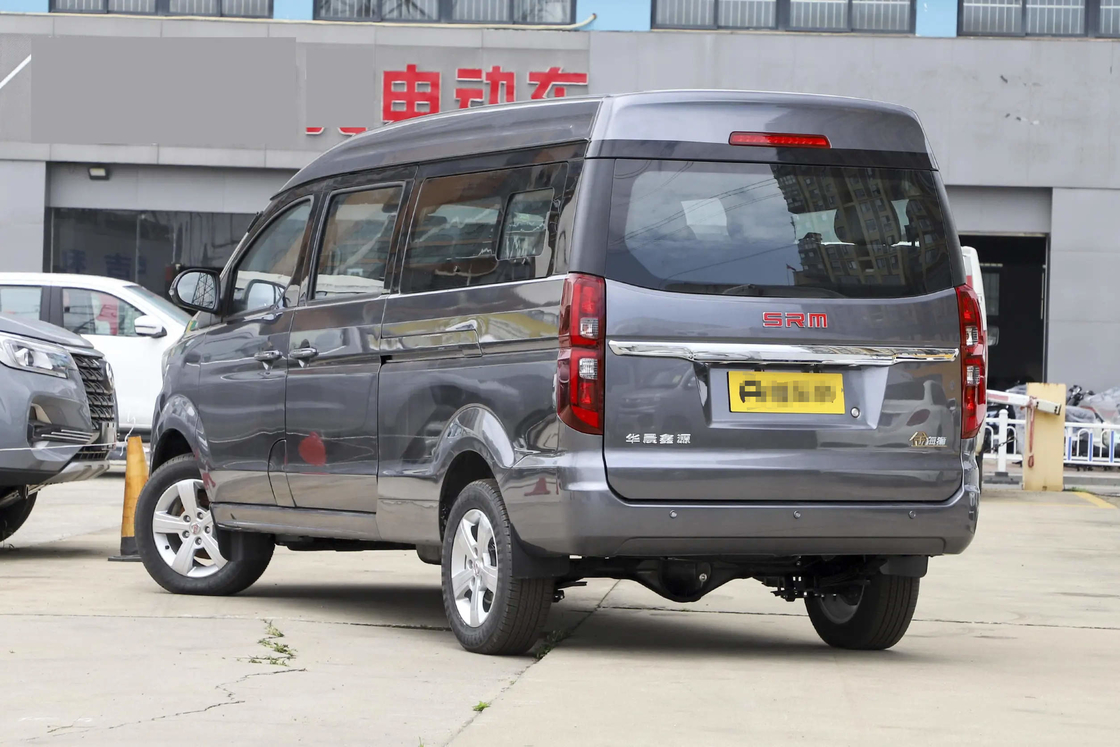 Used Mini Vans 9 Seats Chinese Brand Jinbei Hiace Gasoline Engine With A/C