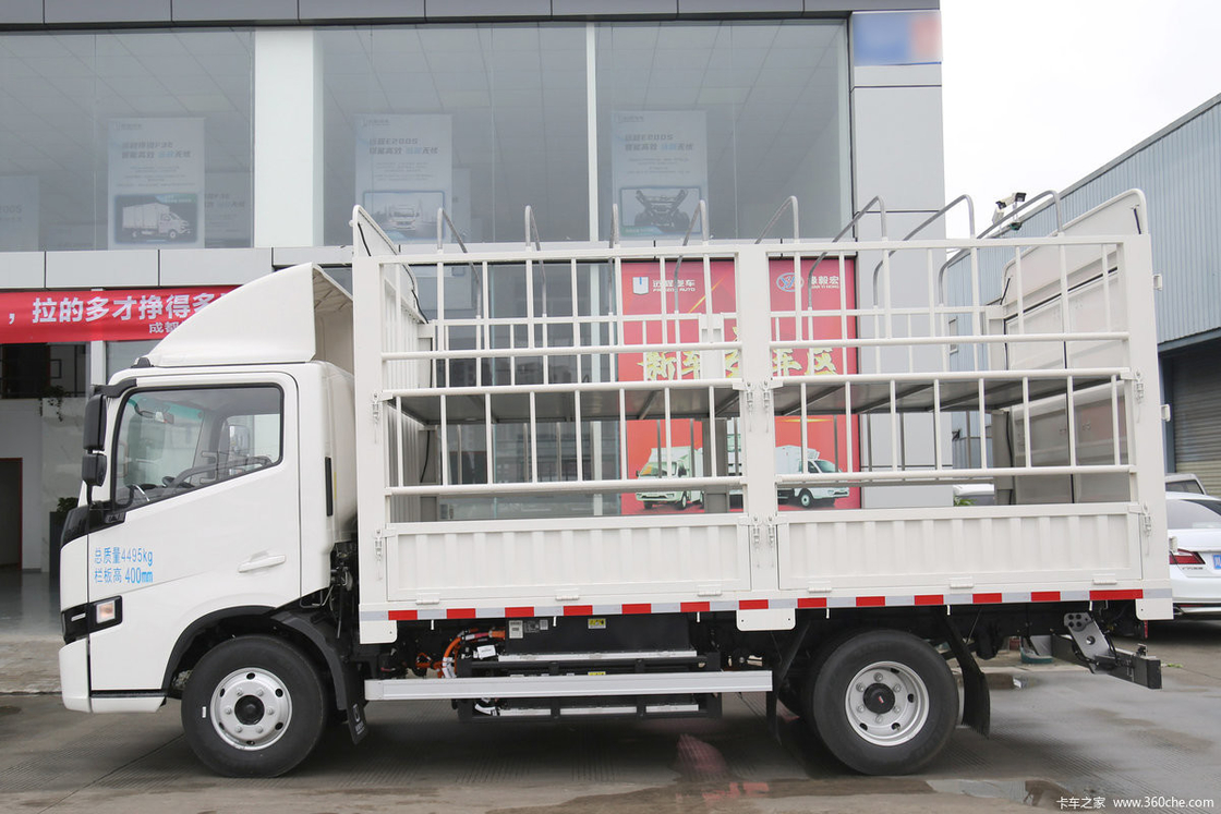 Pure Electric Truck Geely 4*2 Drive Mode Light Truck 1.2 Tons Doule Rear Tires