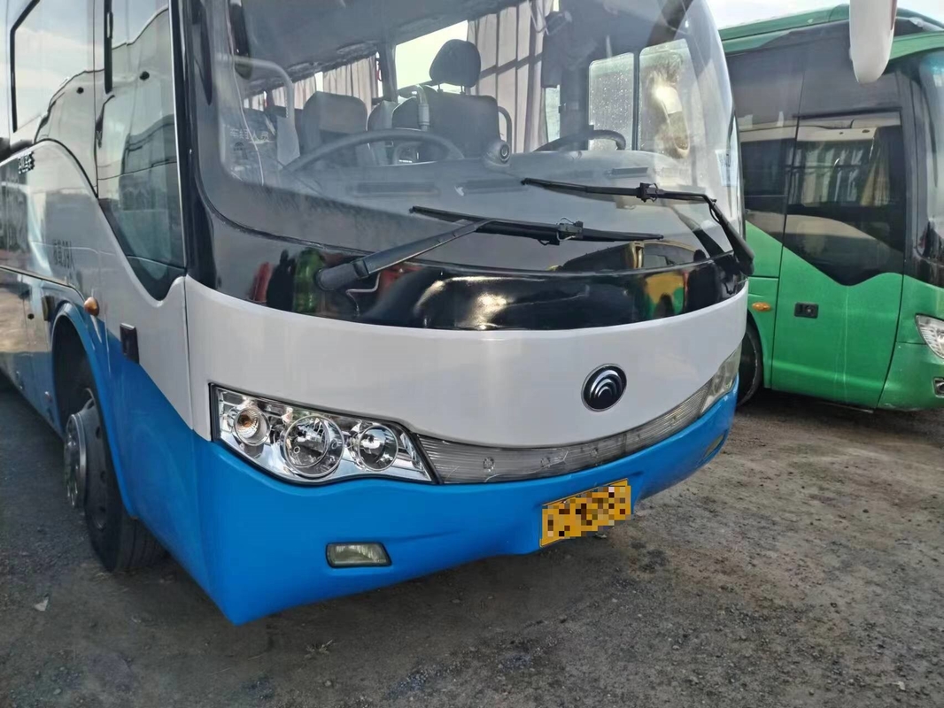 Youngtong 39 Seats Used Shuttle Bus ZK6879 Leaf Spring Single Door Good A/C