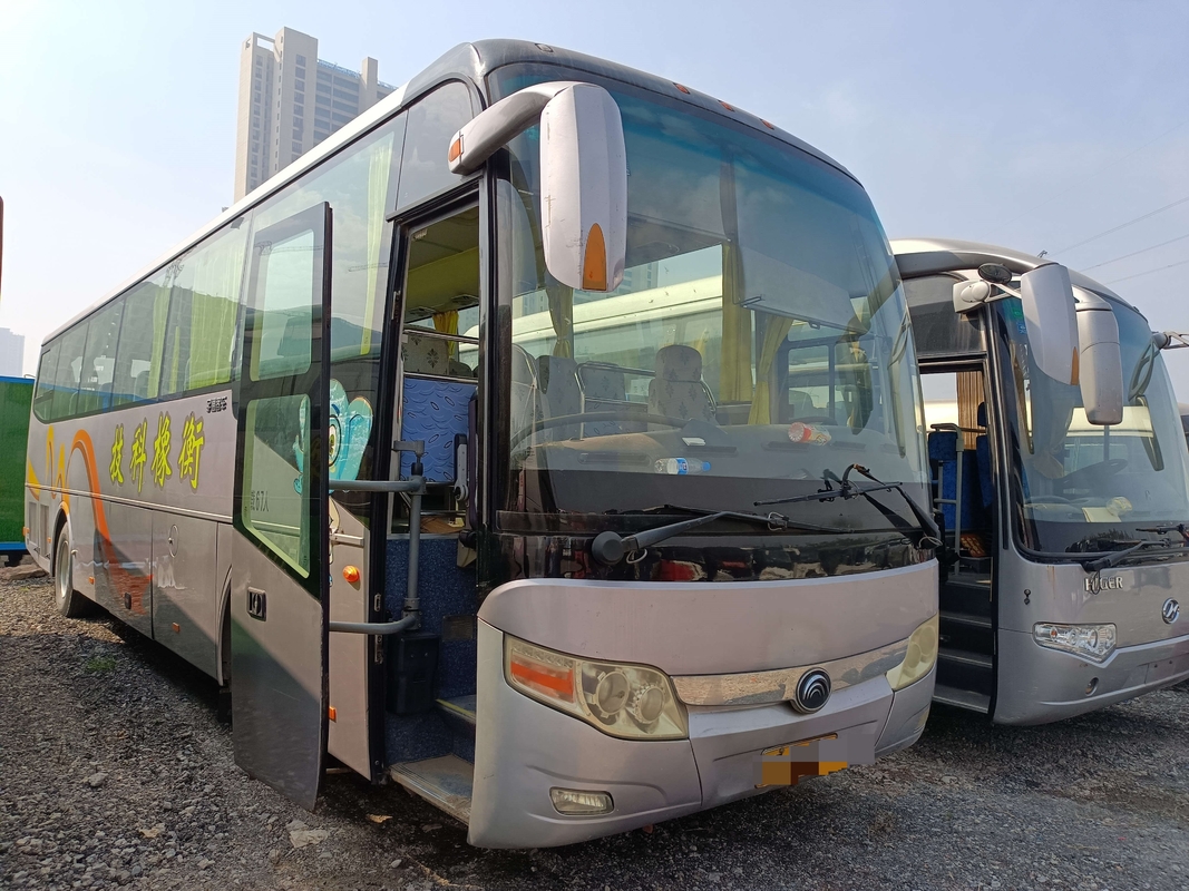 ZK 6127 Used Yutong Buses Single Door 2+3 Seat Layout 67 Seats LHD / RHD