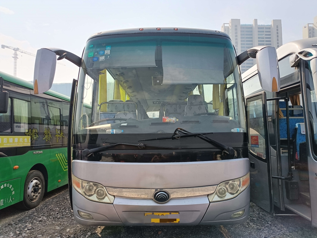 ZK 6127 Used Yutong Buses Single Door 2+3 Seat Layout 67 Seats LHD / RHD