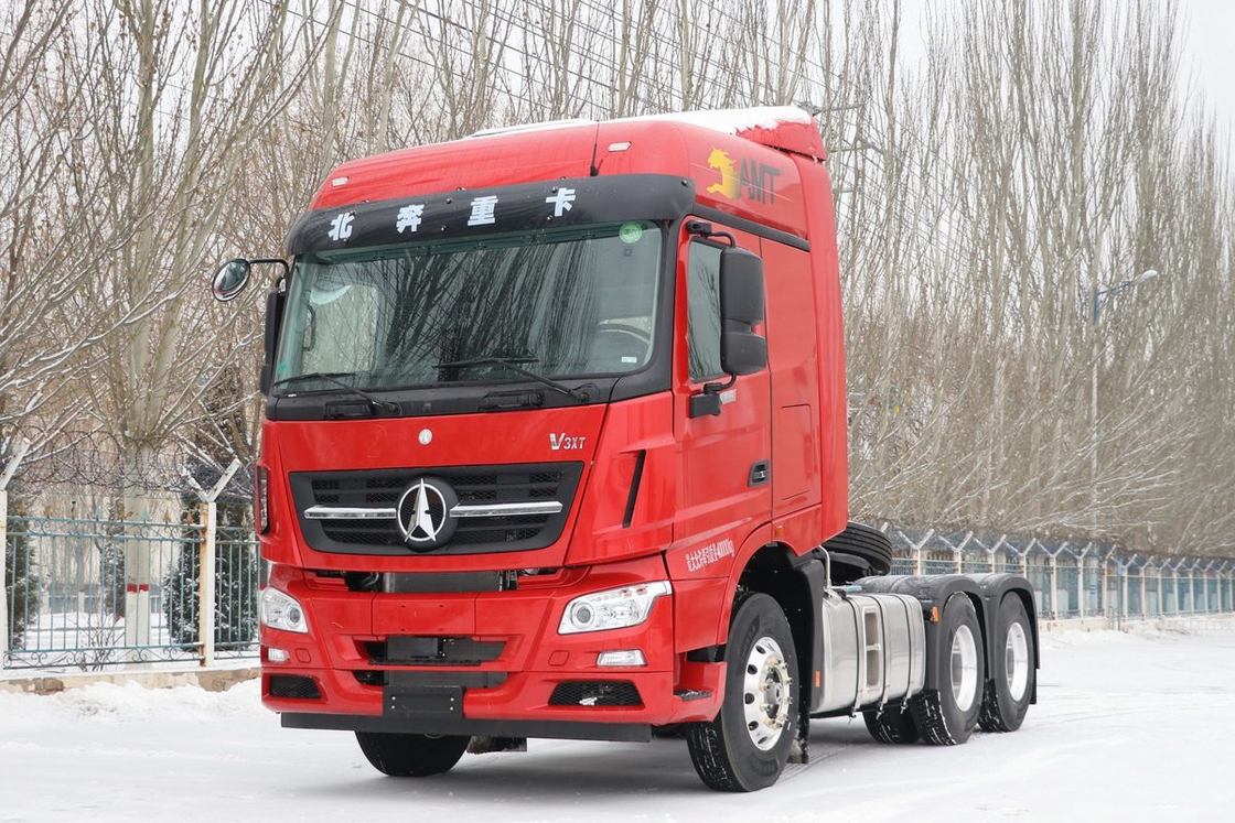 6*4 Drive Model Second Hand Truck Trailers Beiben Tractor Head 560hp Amt 10 Wheels