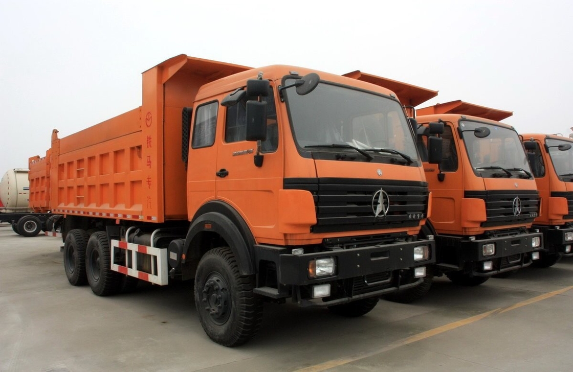 Beiben 6x4 Tipper Used Dump Truck Euro 3 Weichai Engine 290 Hp Mining Use