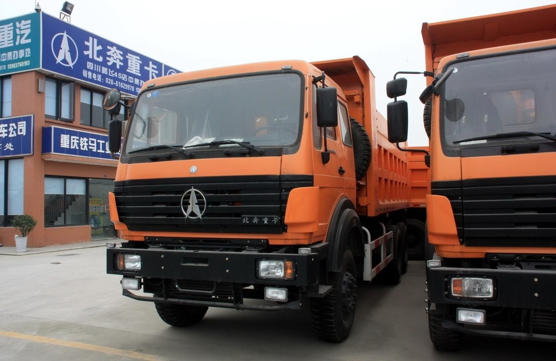 Beiben 6x4 Tipper Used Dump Truck Euro 3 Weichai Engine 290 Hp Mining Use